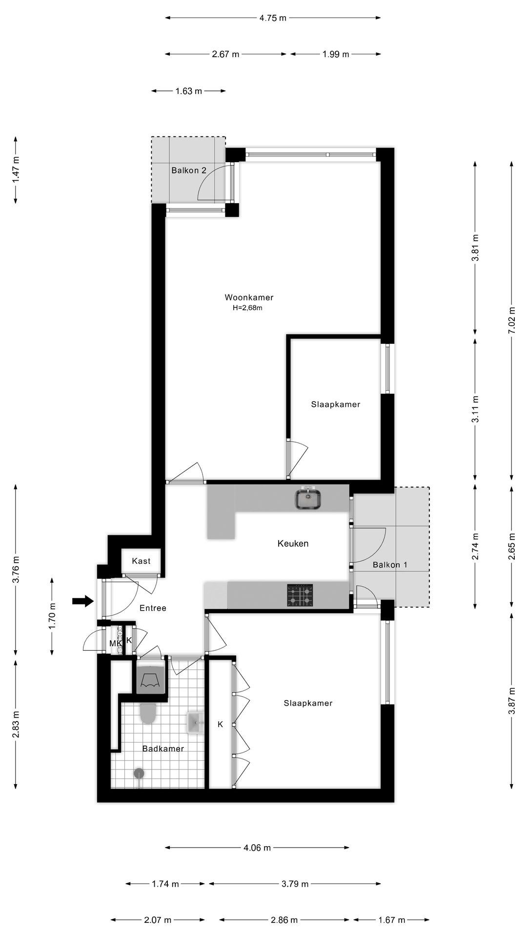 Foto 46 van Kortgenestraat 21