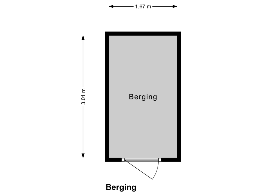 Bekijk plattegrond van Berging van Kikkenstein 3943