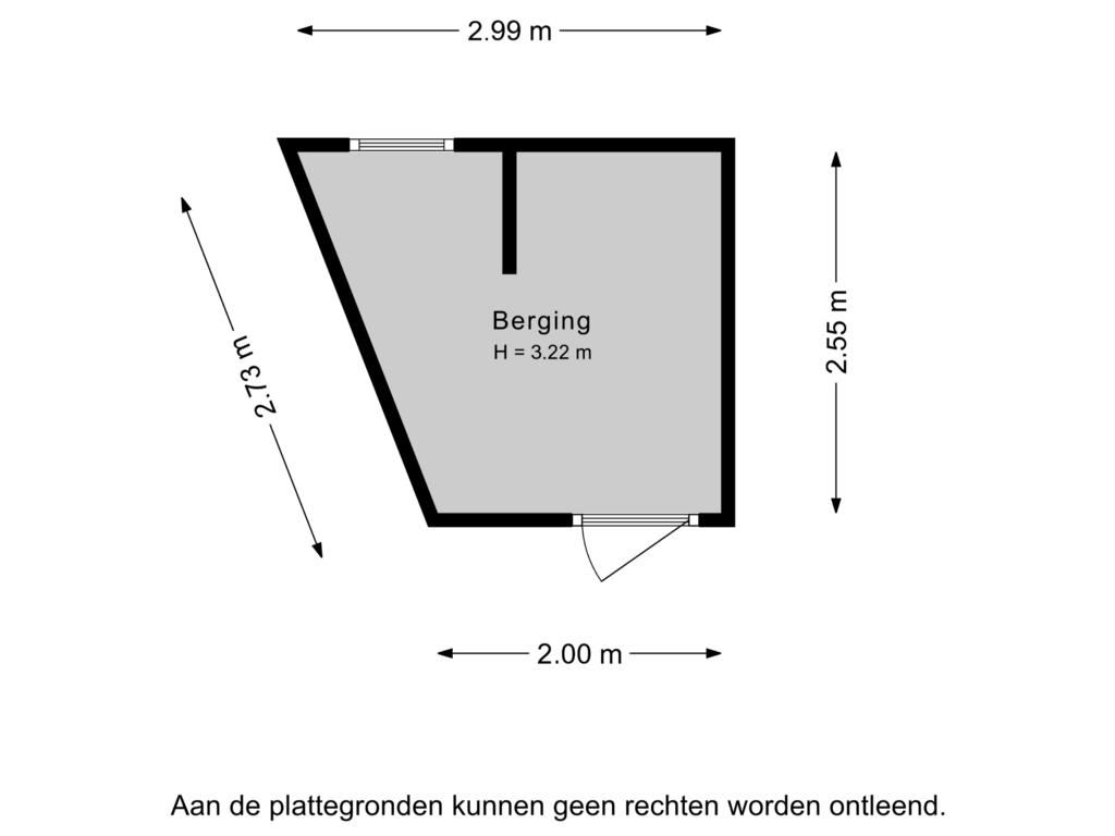 Bekijk plattegrond van Berging van Rochussenstraat 137-C