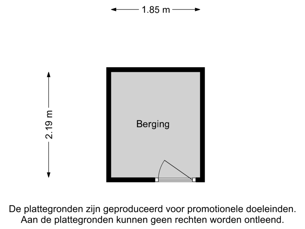 Bekijk plattegrond van Berging van Scheepmakerskade 111