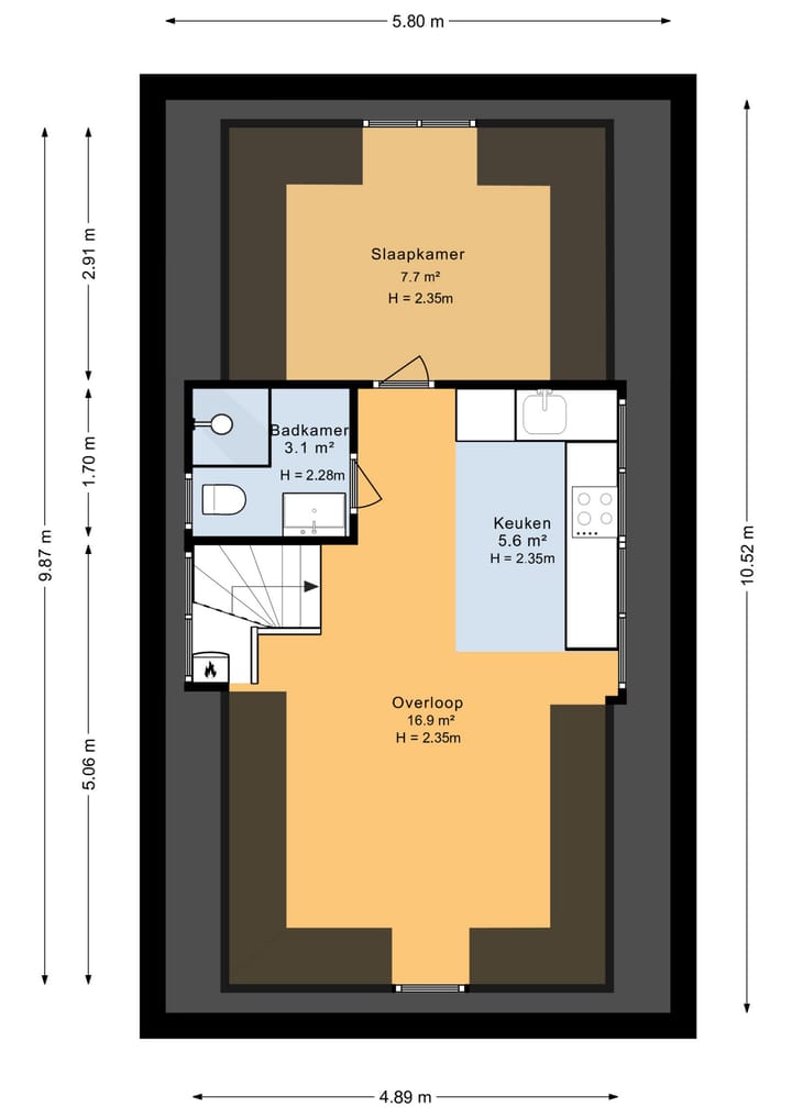 Foto 28 van De Perponcherstraat 79-B