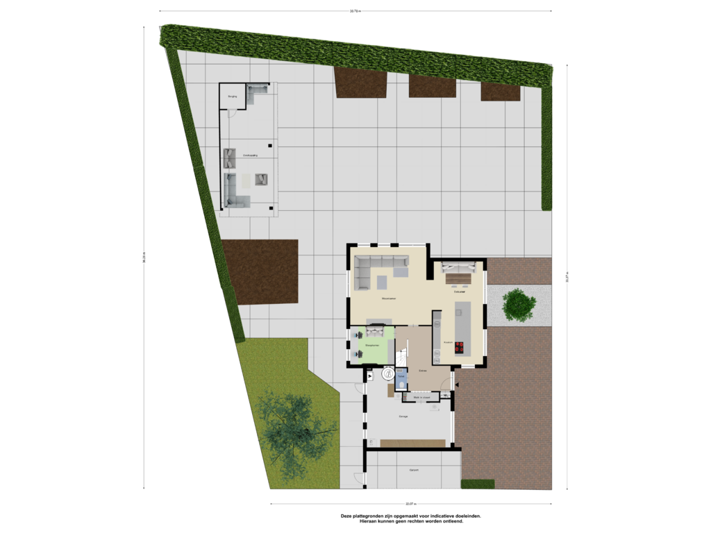 Bekijk plattegrond van Begane Grond Tuin van Kromstaartlaan 19