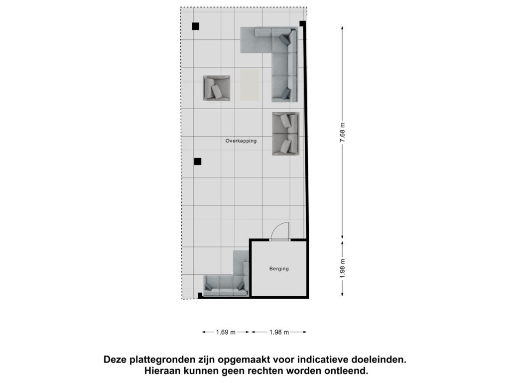 Bekijk plattegrond van Berging van Kromstaartlaan 19