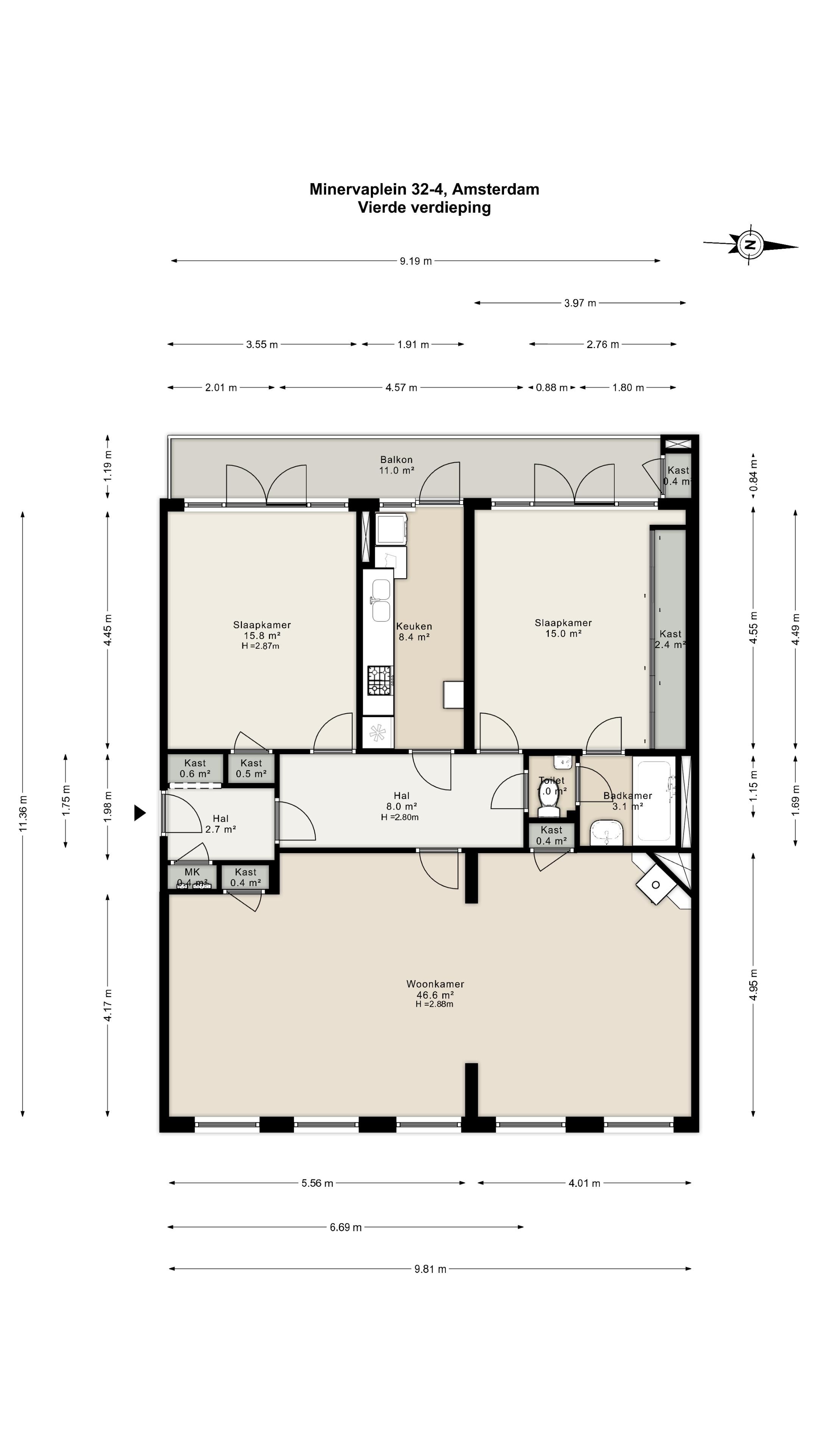 Foto 24 van Minervaplein 32-4