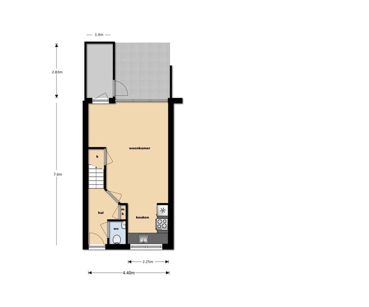 Foto 33 van J.P.C. Leinweberstraat 4-C