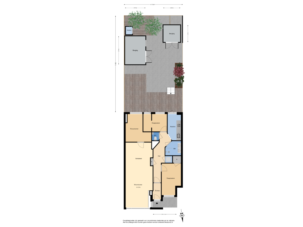 Bekijk plattegrond van perceel van Juliana van Stolberglaan 329