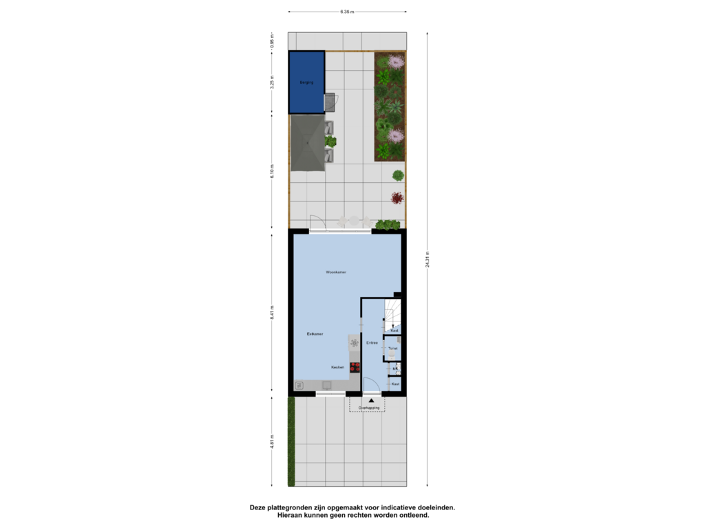 Bekijk plattegrond van Begane Grond Tuin van Venraystraat 27