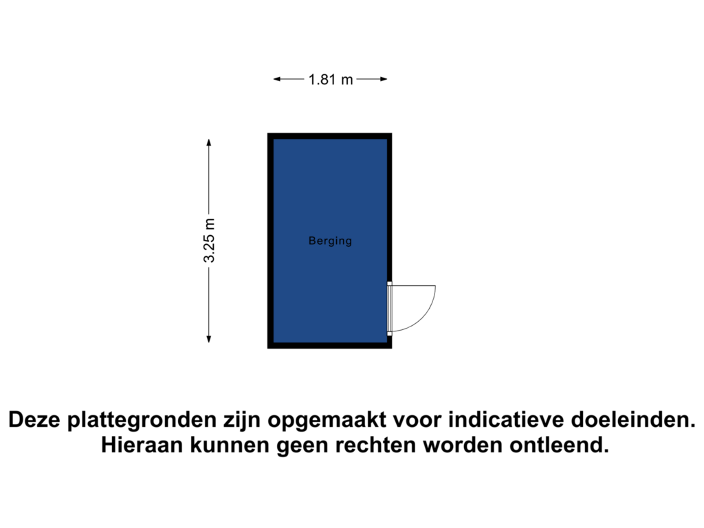 Bekijk plattegrond van Berging van Venraystraat 27