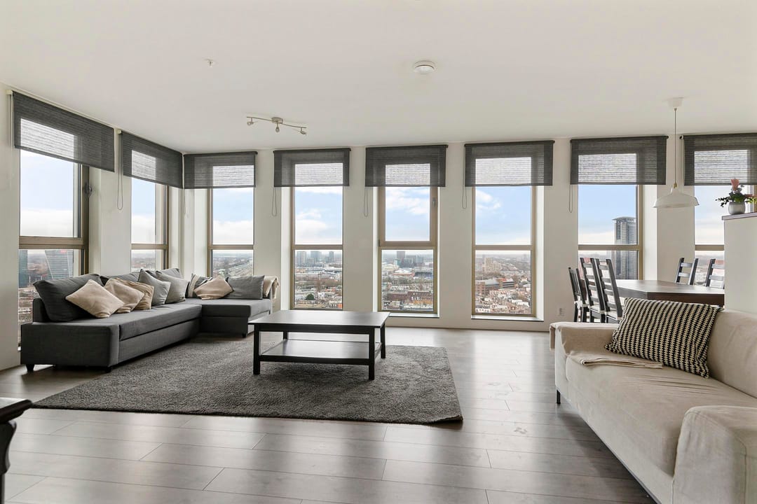 Illustration of Spacious High-Rise Apartment