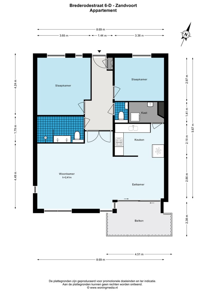 Foto 31 van Brederodestraat 6-D