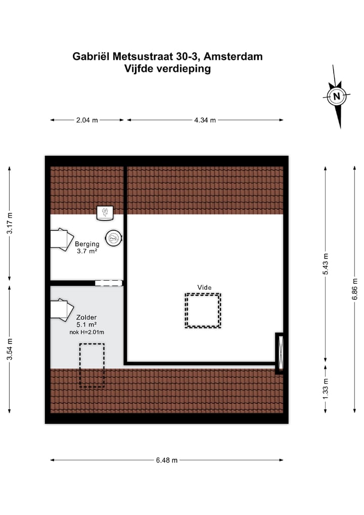 Foto 31 van Gabriël Metsustraat 30-3