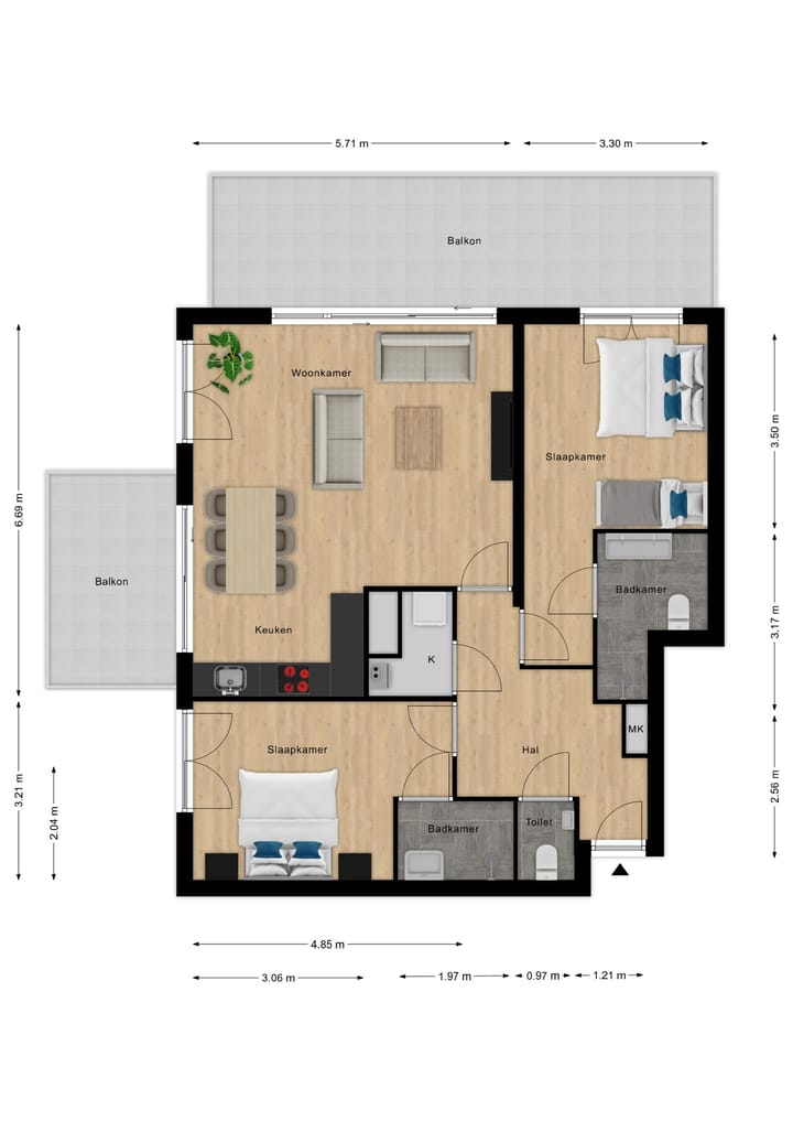 Foto 34 van Vlamingpolderweg 4-E101