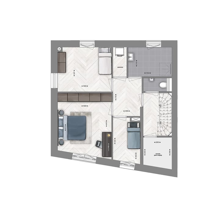 Foto 4 van Bovenwoning (Bouwnr. 33)