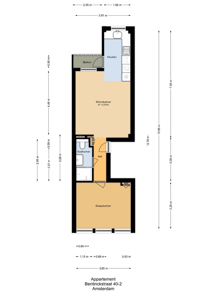 Foto 25 van Bentinckstraat 40-2