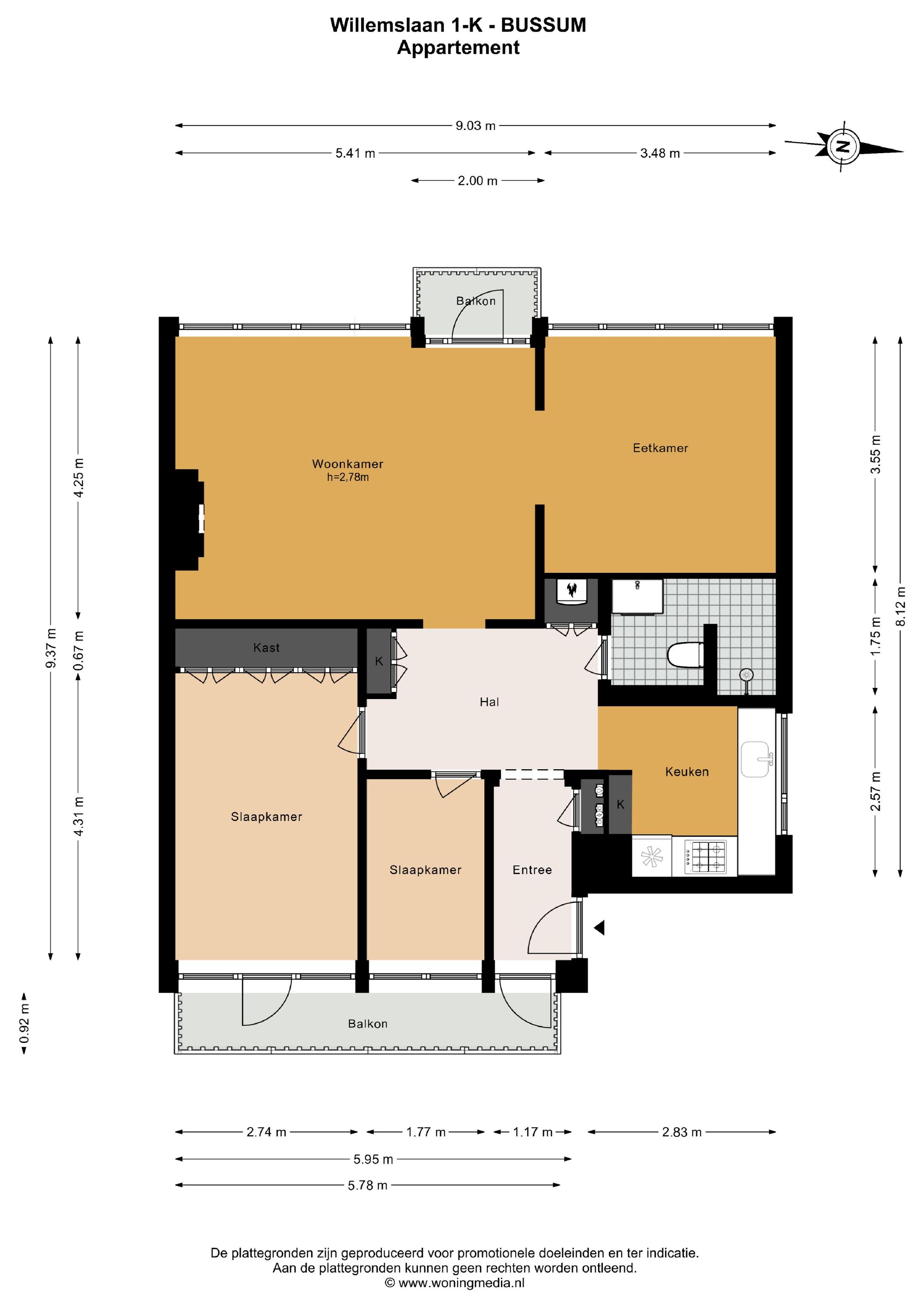 Foto 27 van Willemslaan 1-K