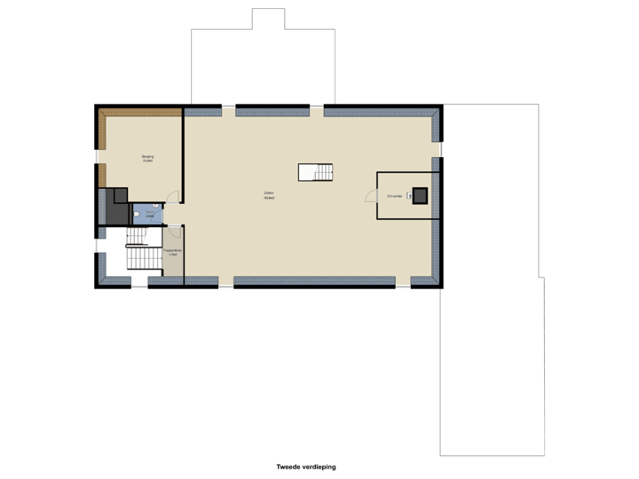 Gebouw 2 Tweede verdieping