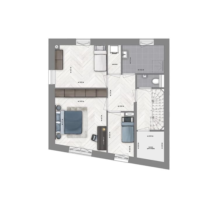 Foto 4 van Bovenwoning (Bouwnr. 33)