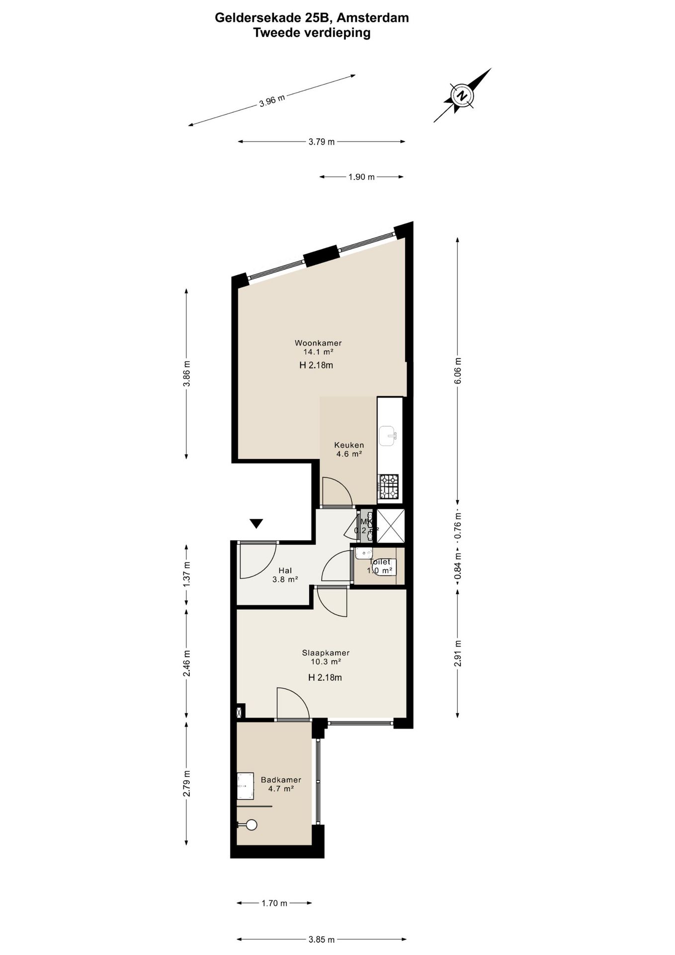 Foto 25 van Geldersekade 25-B