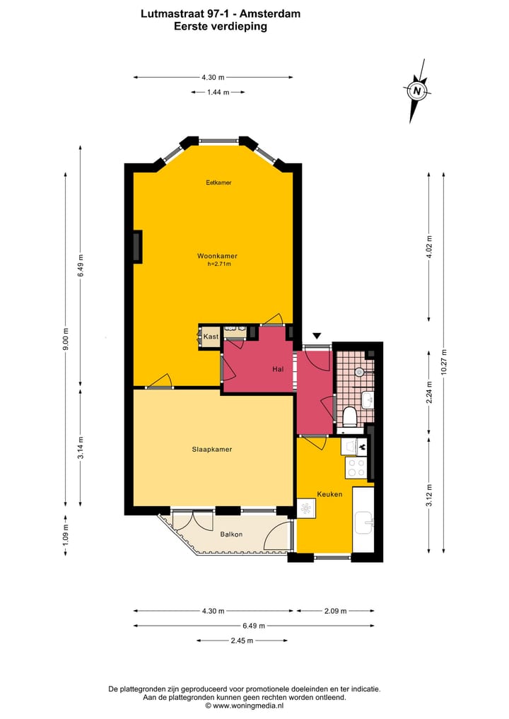 Foto 23 van Lutmastraat 97-1