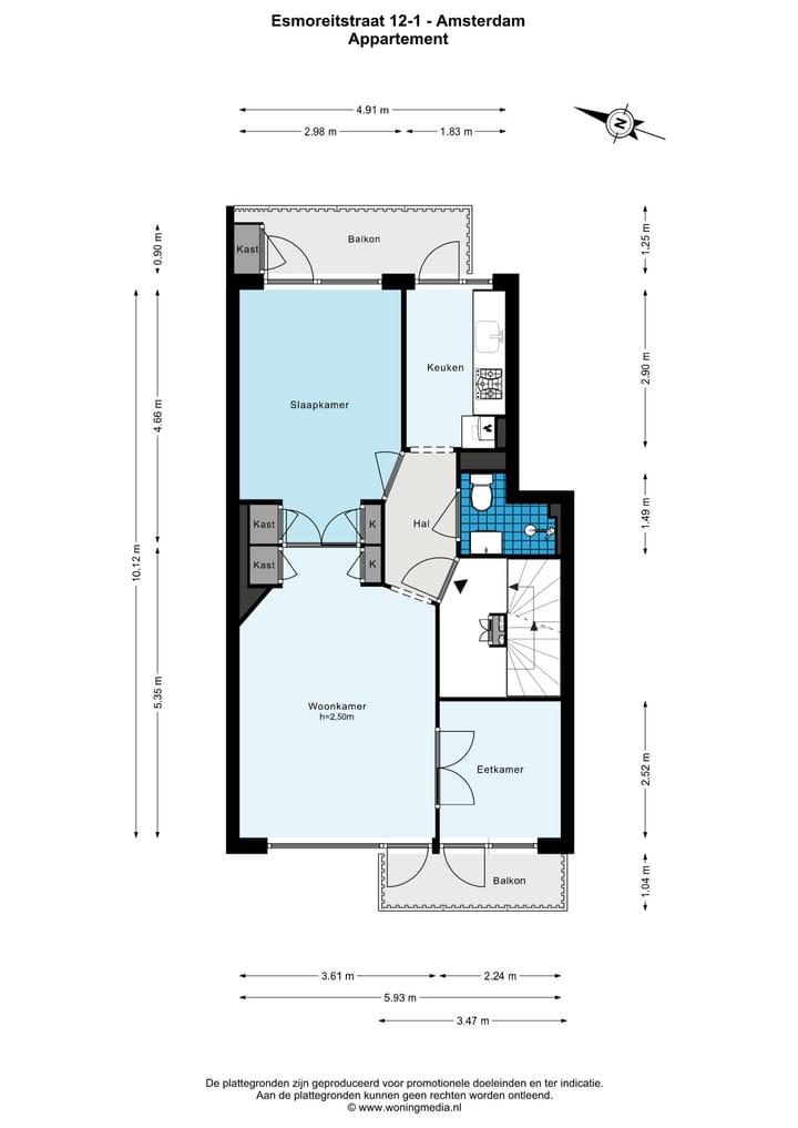 Foto 29 van Esmoreitstraat 12-1