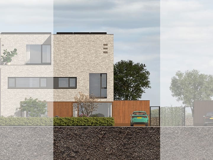 Foto 1 van 009 - 2 onder 1 kapwoning Type B (Bouwnr. 009)