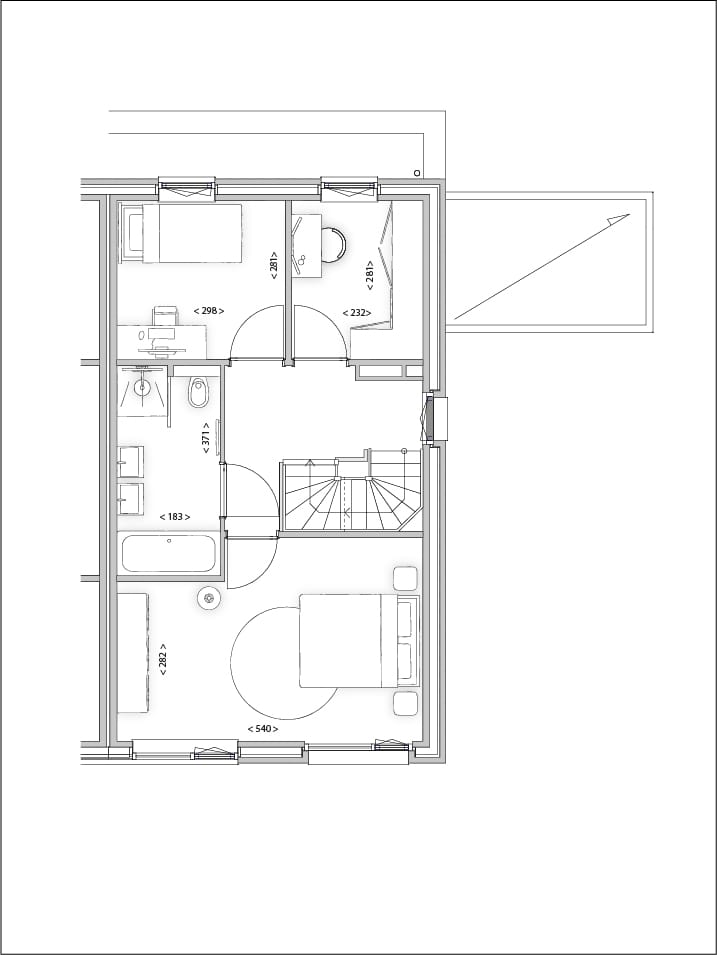 Photo 12 of 021 - 2 onder 1 kapwoning Type B (Bouwnr. 021)