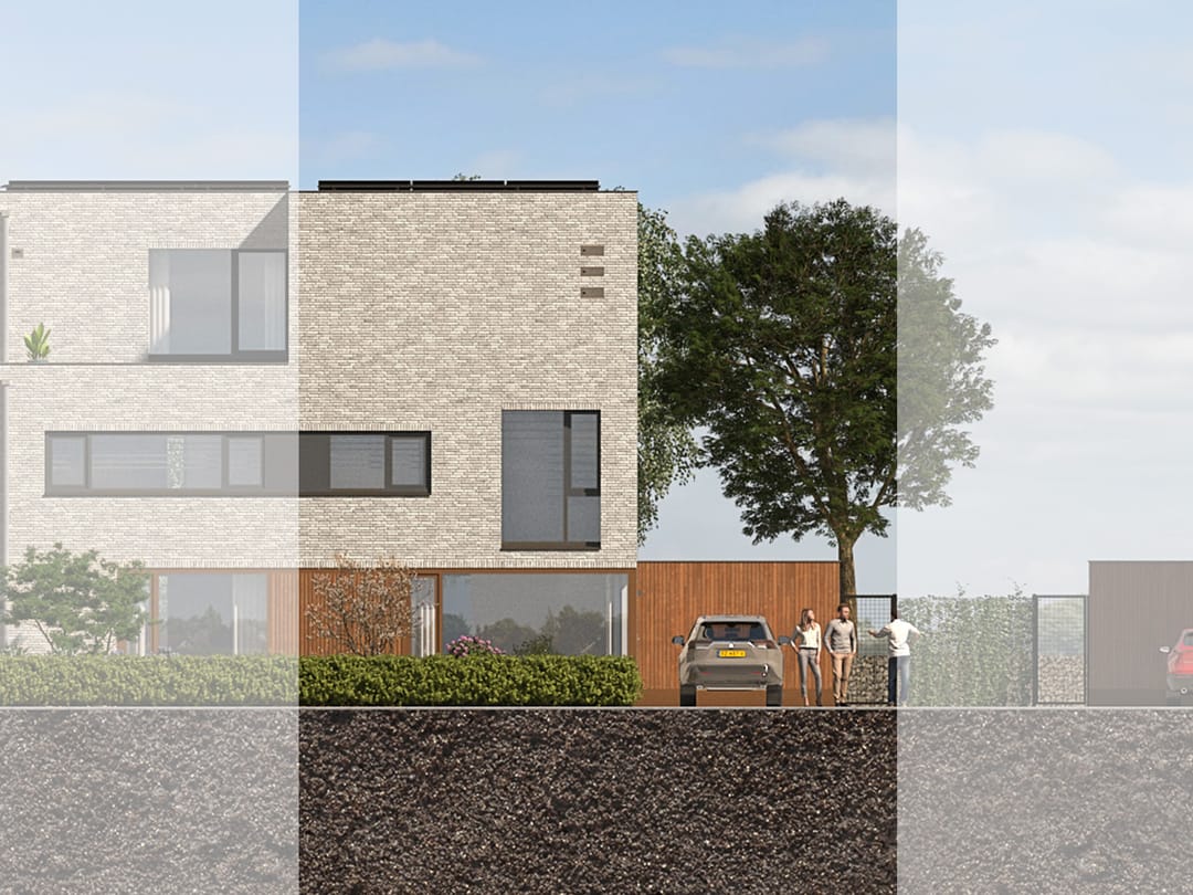 Foto 1 van 019 - 2 onder 1 kapwoning Type B (Bouwnr. 019)