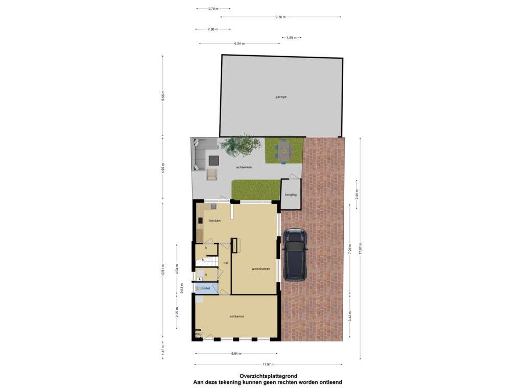 View floorplan of Woning overzicht of Beeksestraat 20