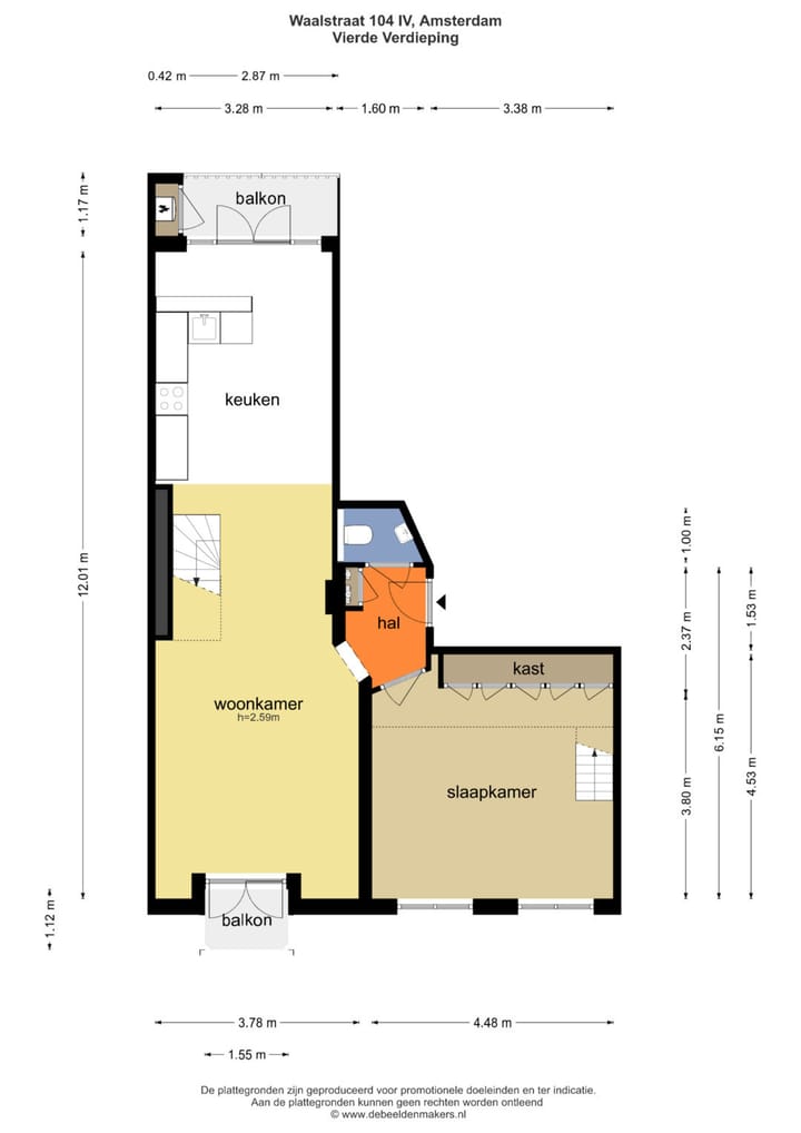 Foto 33 van Waalstraat 104-4