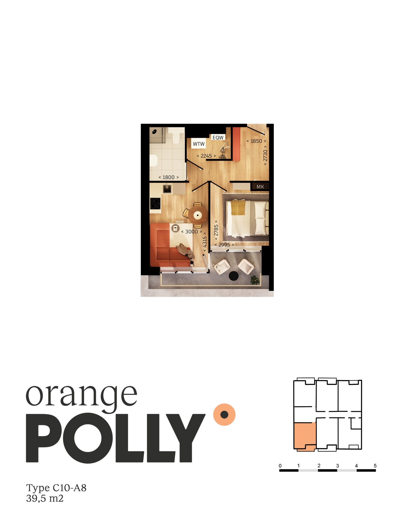 Photo 10 of Orange Polly (Bouwnr. 144)