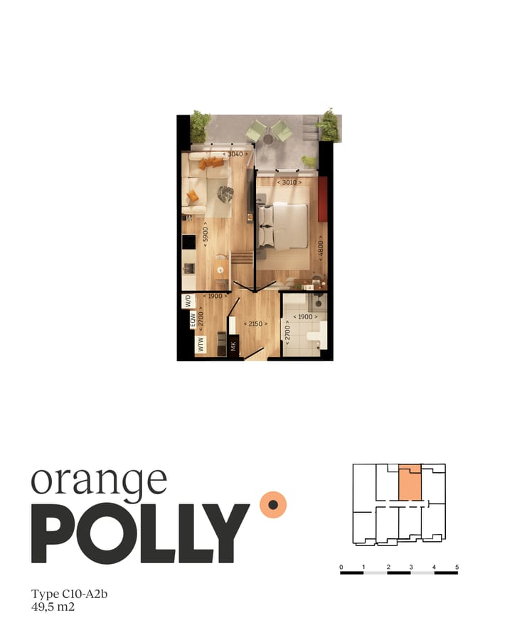 Foto 9 van Orange Polly (Bouwnr. 145)