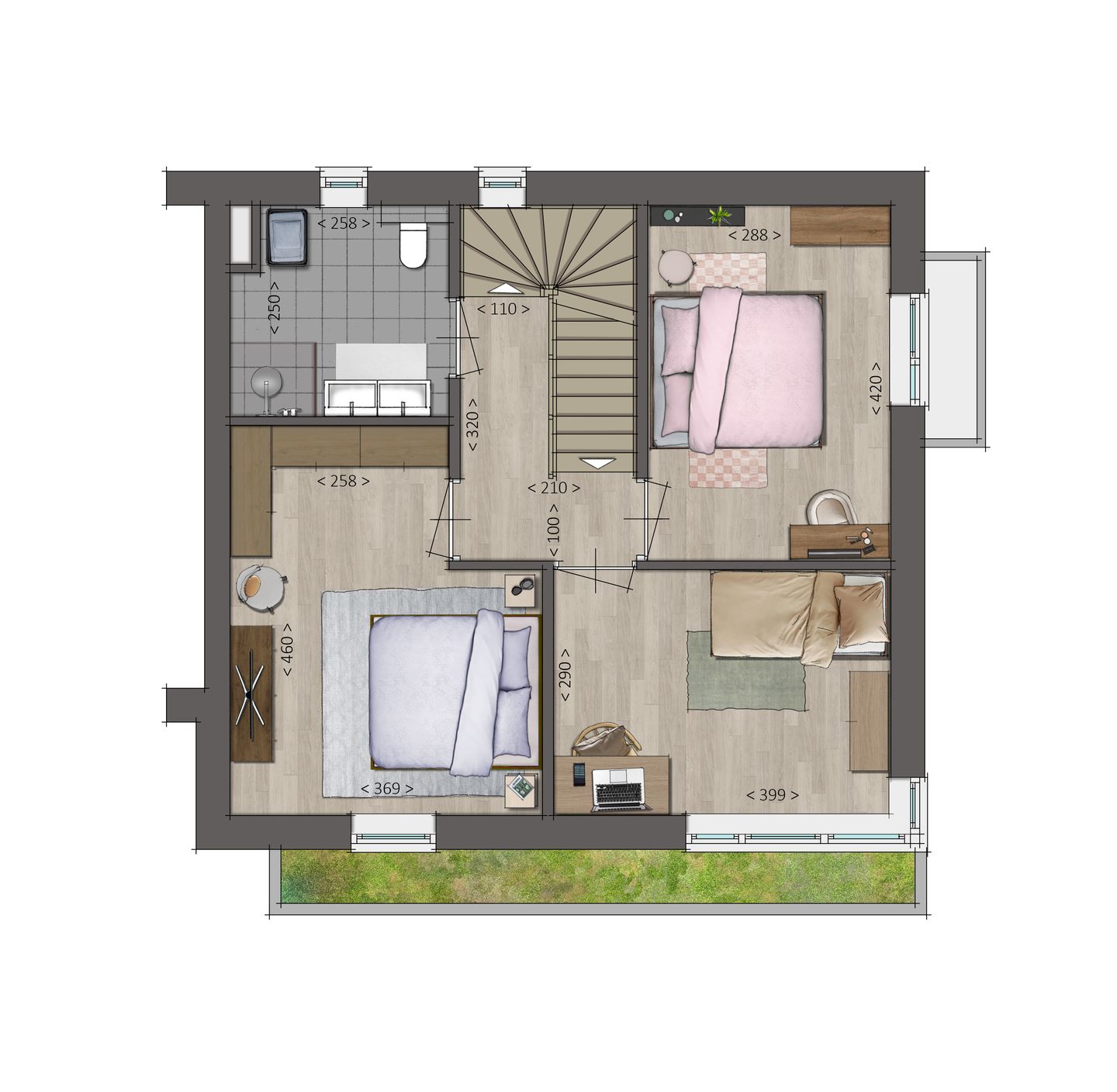 Foto 4 van Twee onder een kap woning (Bouwnr. 10)