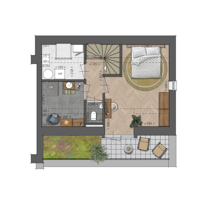 Foto 5 van Twee onder een kap woning (Bouwnr. 10)