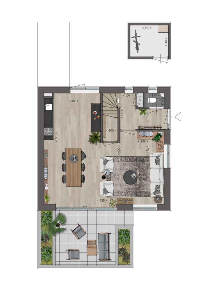 Foto 2 van Twee onder een kap woning (Bouwnr. 24)