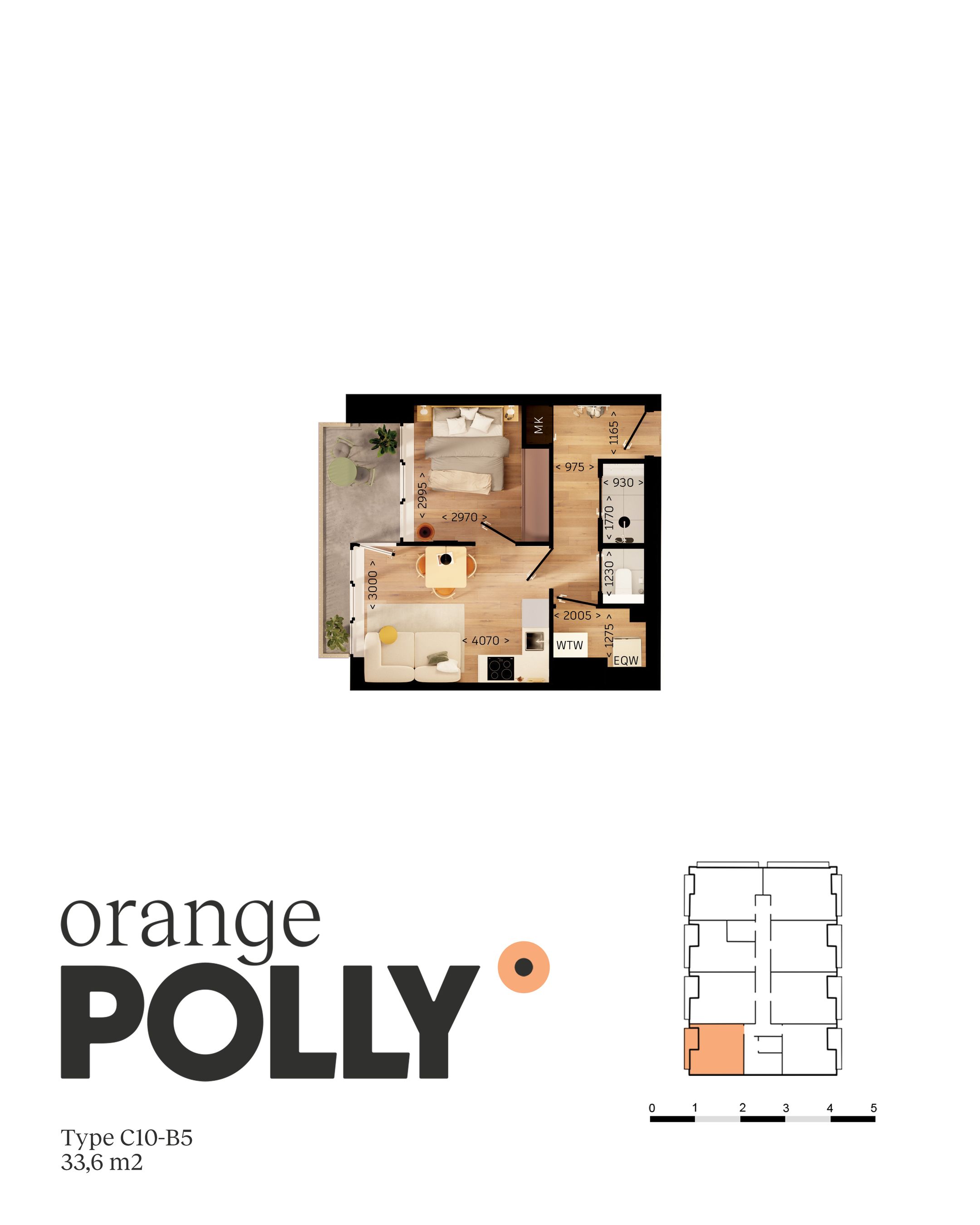Photo 21 of Orange Polly (Bouwnr. 152)