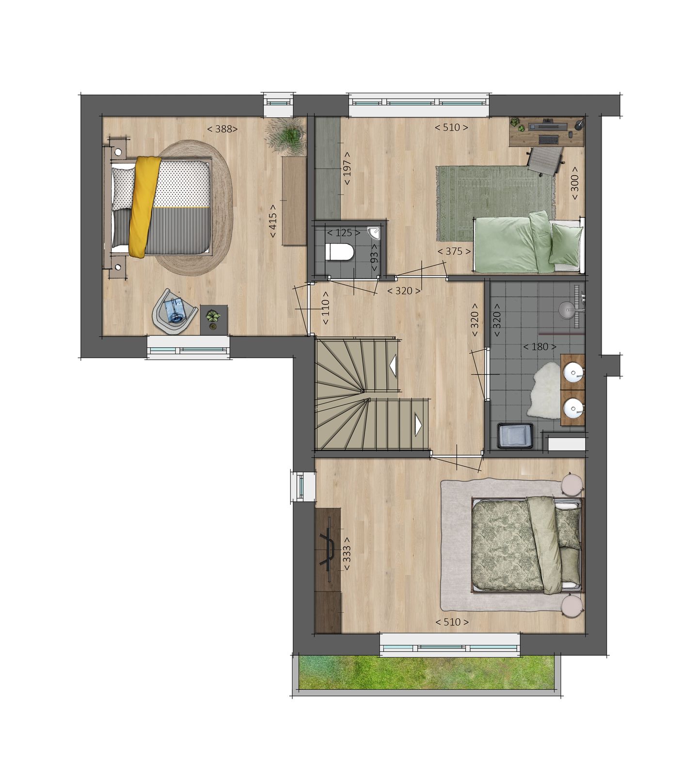 Foto 4 van Twee onder een kap woning (Bouwnr. 19)