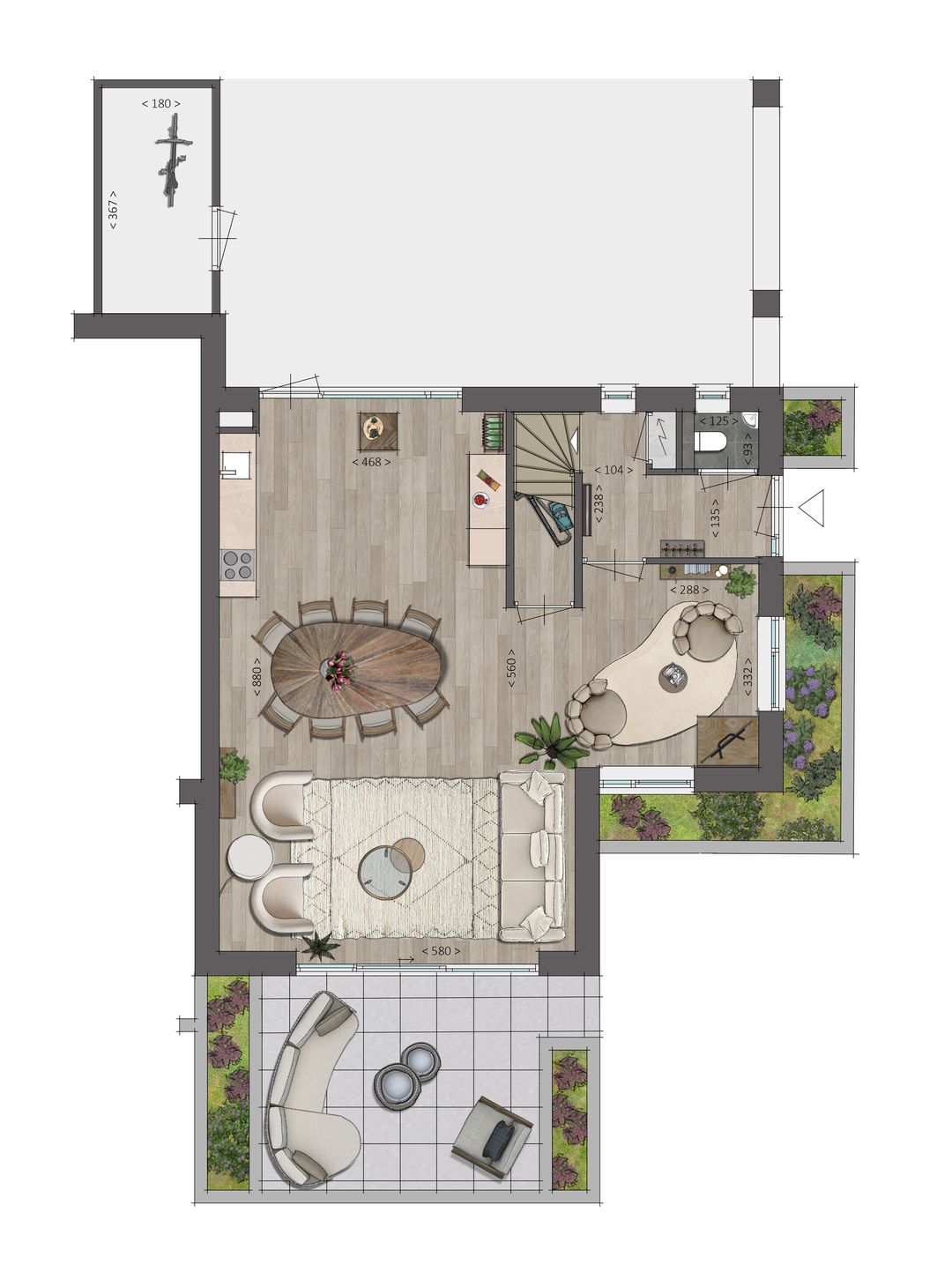 Foto 2 van Twee onder een kap woning (Bouwnr. 26)