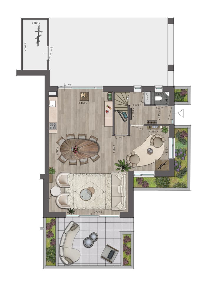 Foto 2 van Twee onder een kap woning (Bouwnr. 26)