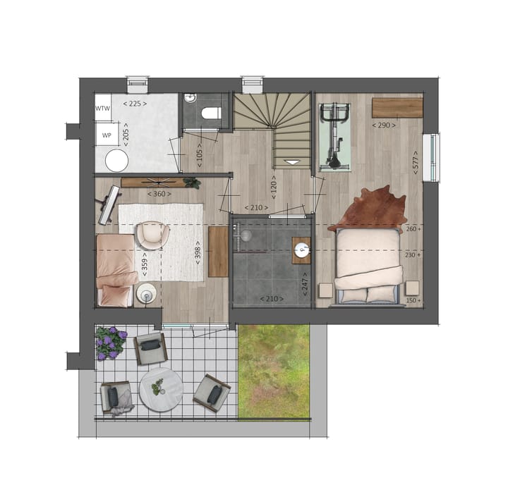 Foto 4 van Twee onder een kap woning (Bouwnr. 26)