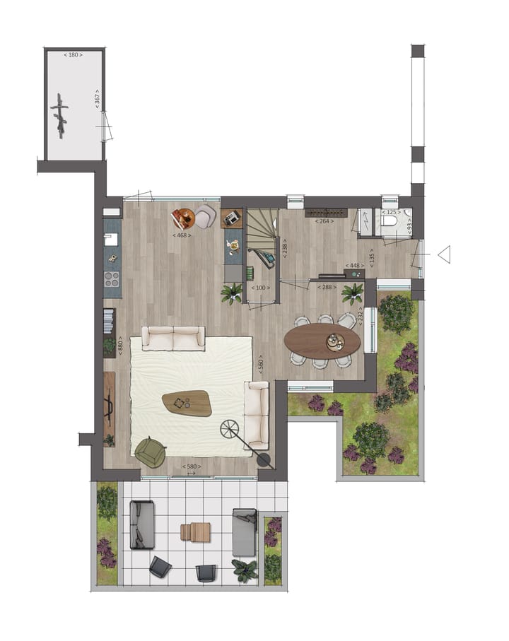 Foto 3 van Twee onder een kap woning (Bouwnr. 28)