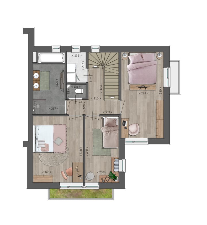 Foto 4 van Twee onder een kap woning (Bouwnr. 28)