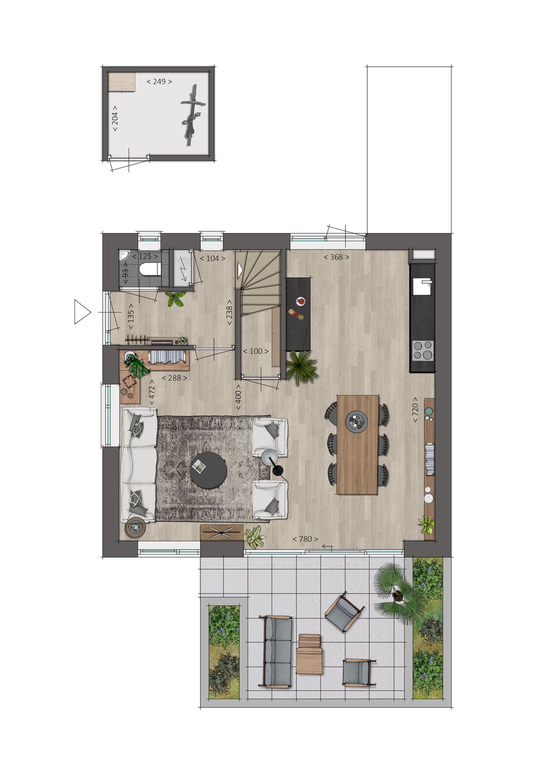 Foto 2 van Twee onder een kap woning (Bouwnr. 5)