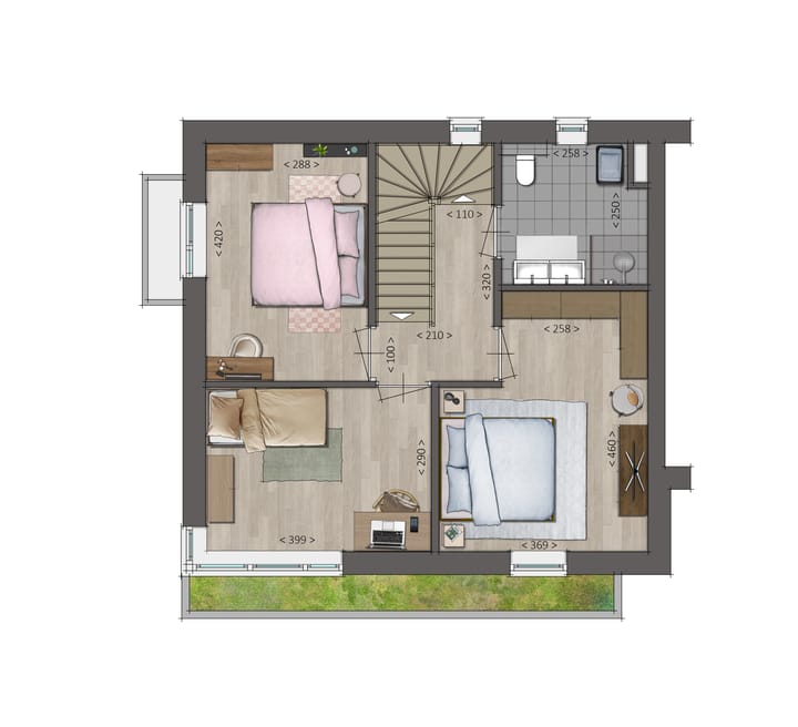 Foto 3 van Twee onder een kap woning (Bouwnr. 5)