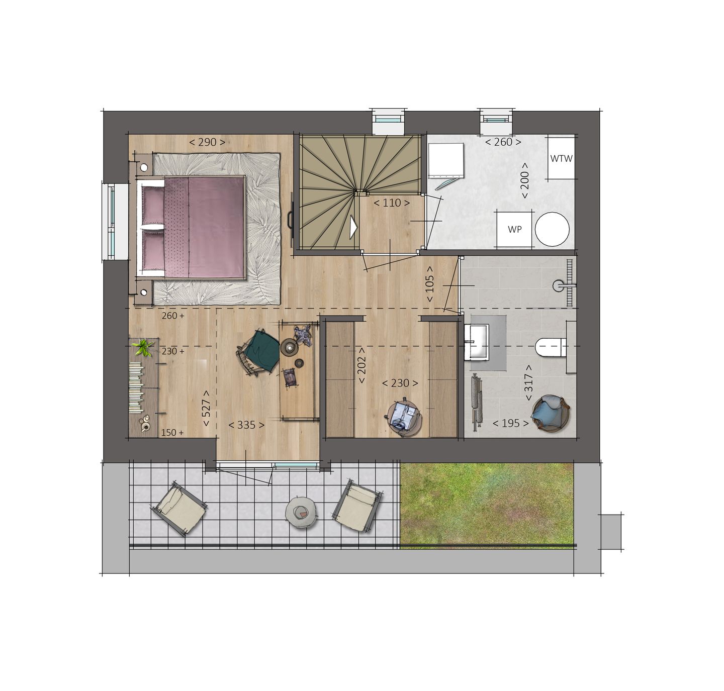 Foto 4 van Twee onder een kap woning (Bouwnr. 5)