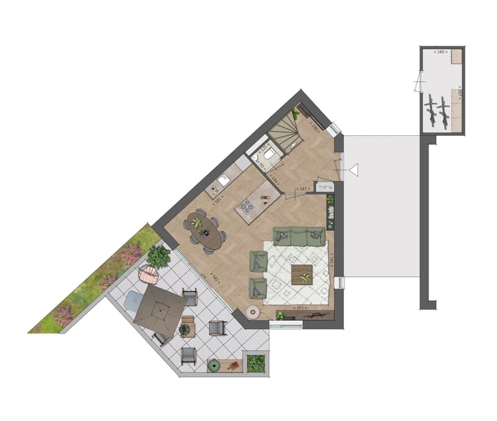 Foto 4 van Twee onder een kap woning (Bouwnr. 1)