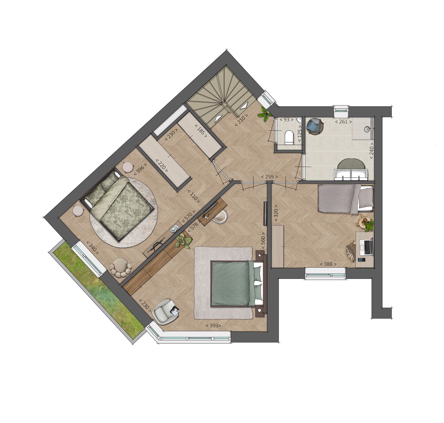 Photo 5 of Twee onder een kap woning (Bouwnr. 1)