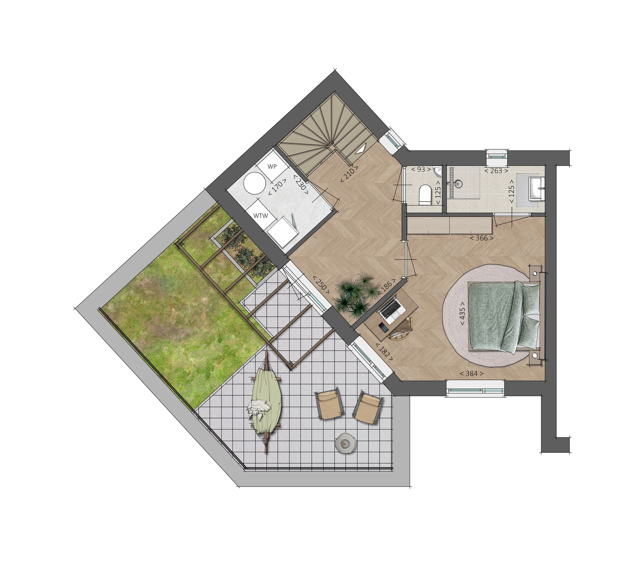 Photo 6 of Twee onder een kap woning (Bouwnr. 1)