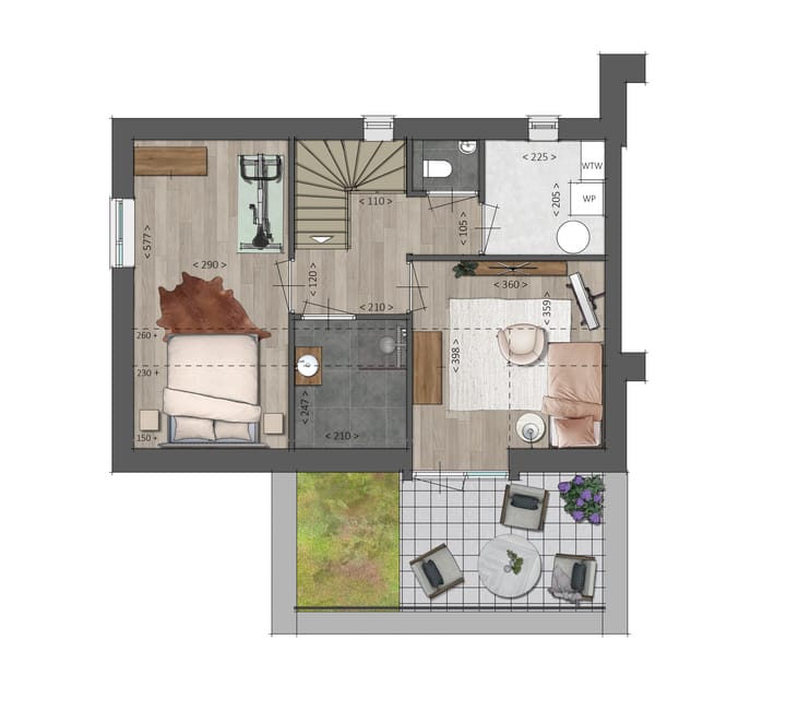 Foto 4 van Twee onder een kap woning (Bouwnr. 25)