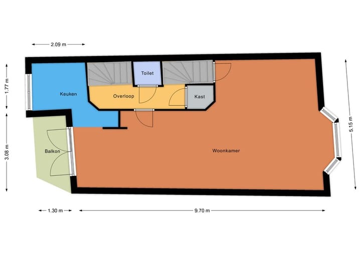 Foto 31 van Cruquiusstraat 23-II