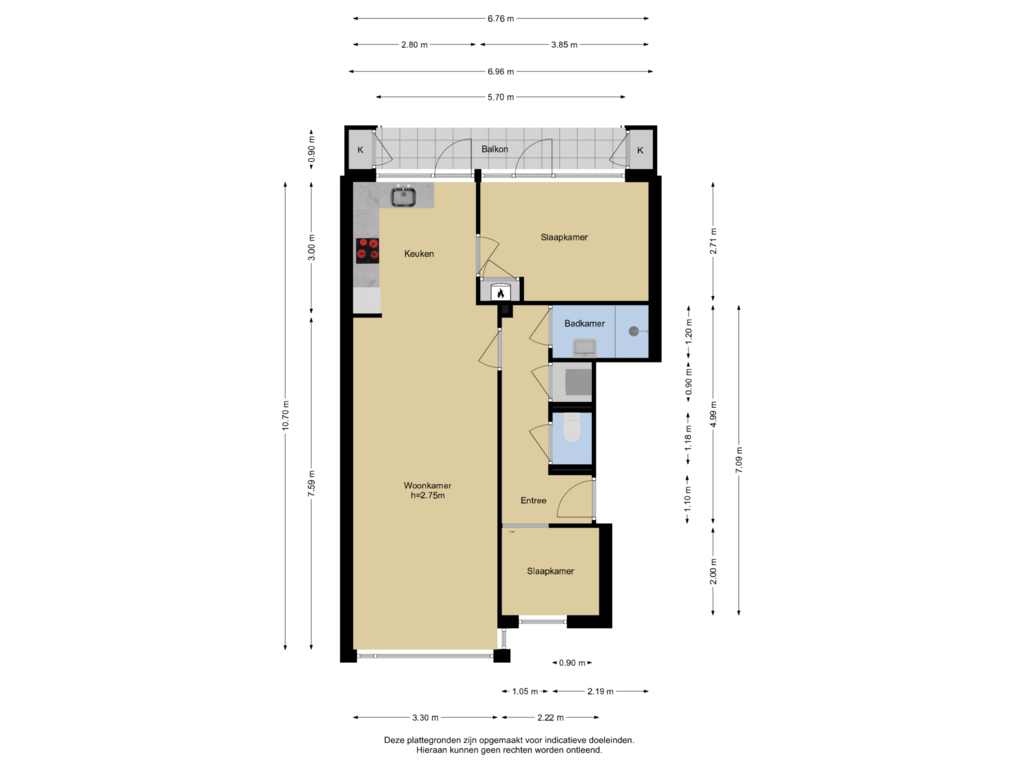 Bekijk plattegrond van Verdieping 2 van Driebergenstraat 112